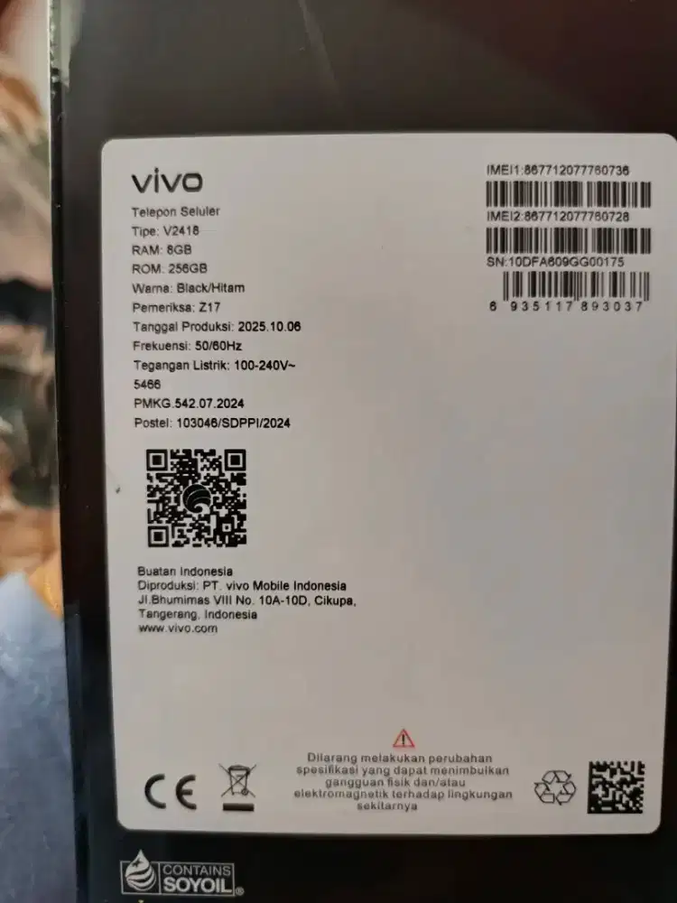 Vivo v40 lite 5g 8/256