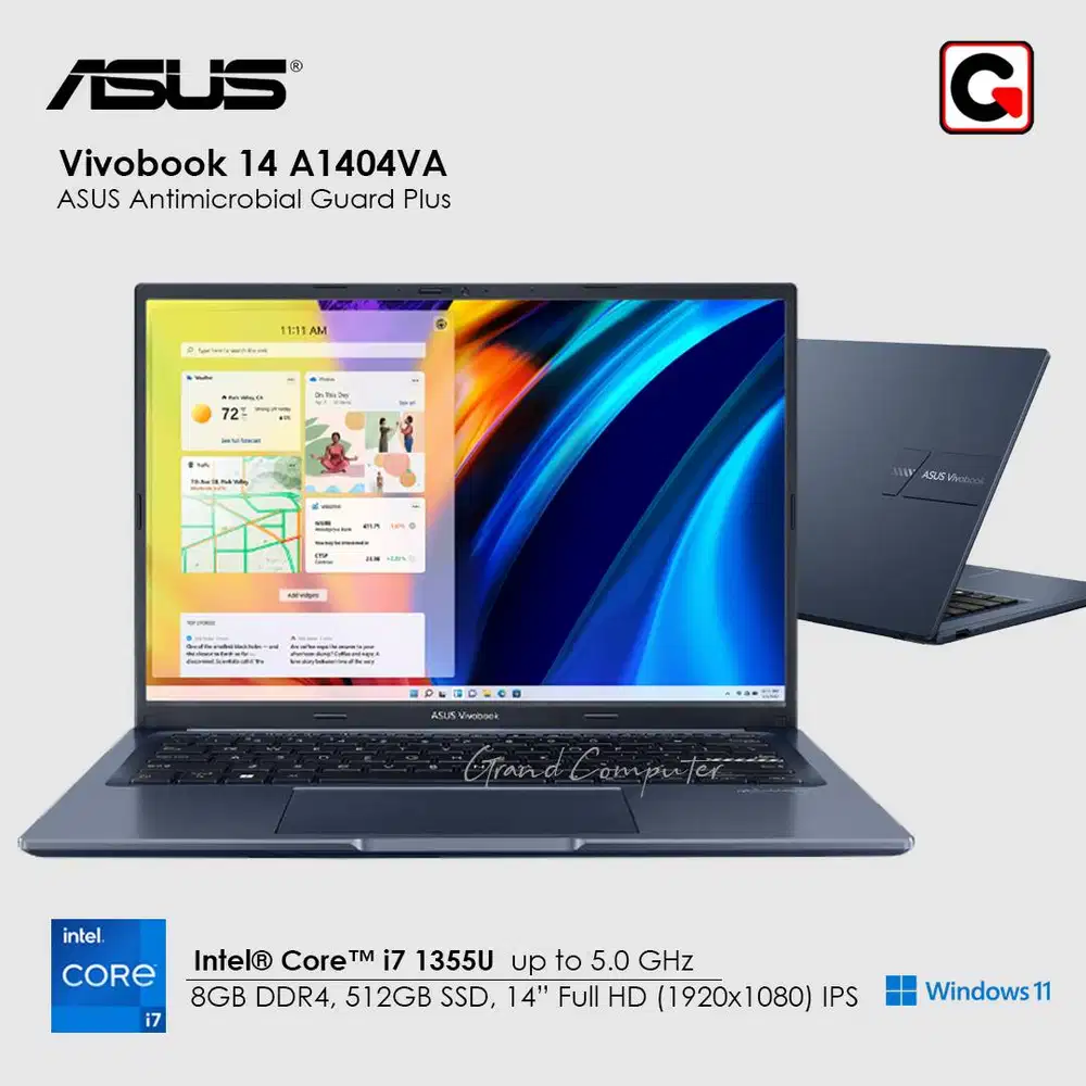 ASUS VIVOBOOK 14 A1404VA i7 1355U 8GB 512GB