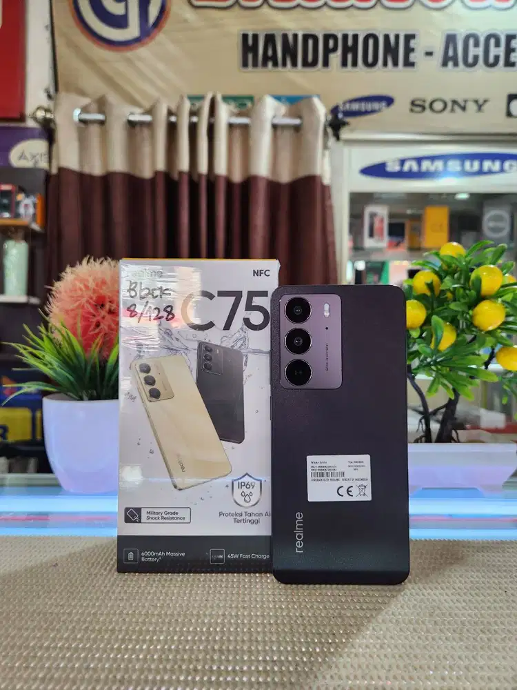 Realme C75 Ram 8+8Gb/ 128Gb Fullset Mulus Ori 100% Like New Bergaransi