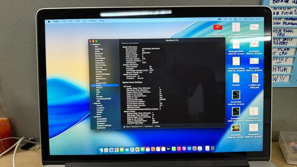 Macbookpro 2015 i7 16/512gb mulus