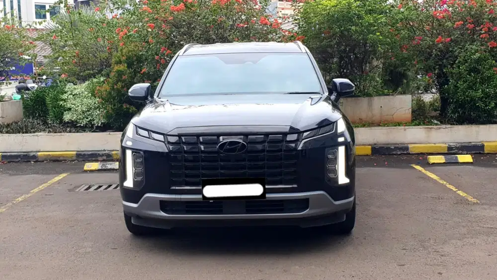 Hyundai palisade signature 2022 biru pajak panjang sunroof