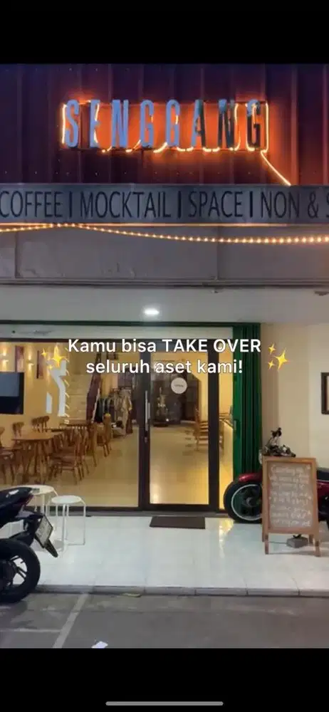 Take Over Aset Usaha Coffee Shop