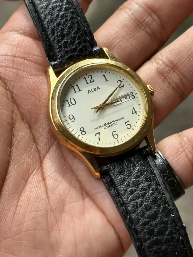 Jam tangan alba vintage classic gold japan