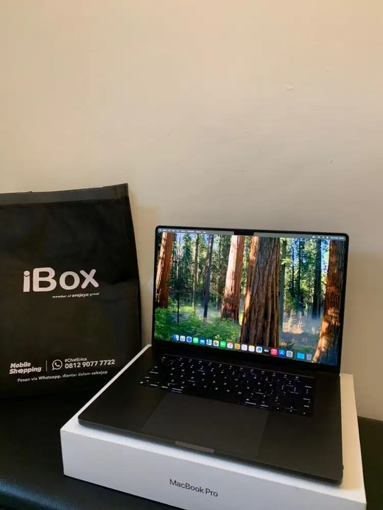 Macbook M4 Pro 16inch Space Black Garansi iBox Resmi Fullset Like New