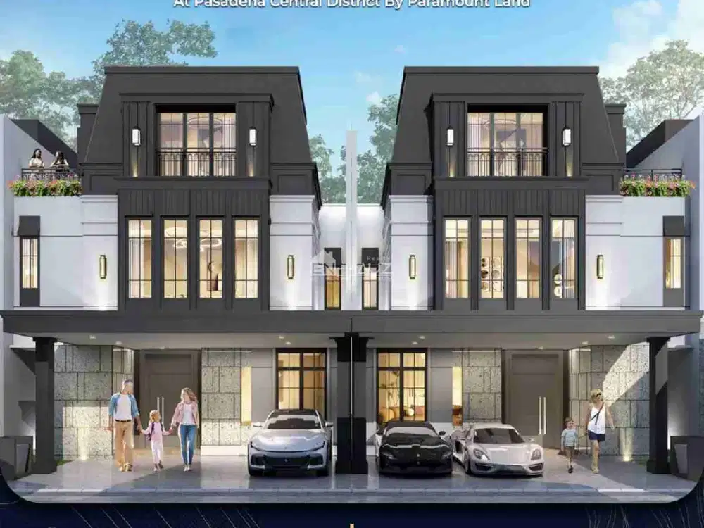 Altadena Residence Rumah Modern Classic Konsep Attic Gading Serpong