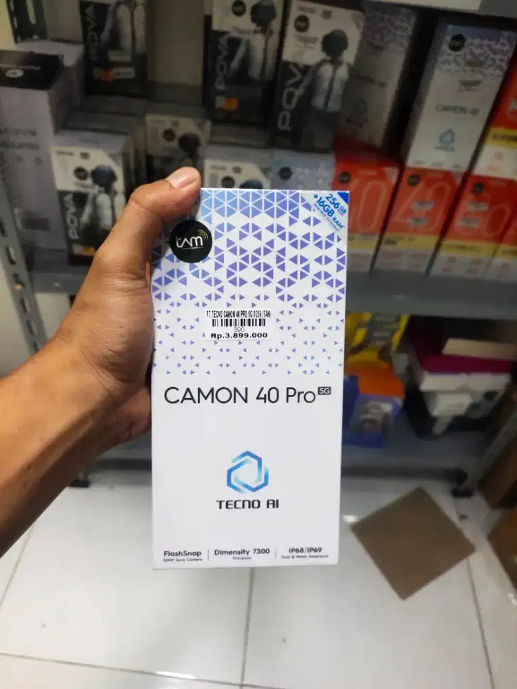 TECNO CAMON 40 PRO 5G 8/256GB | ATLANTIS DAHSYAT