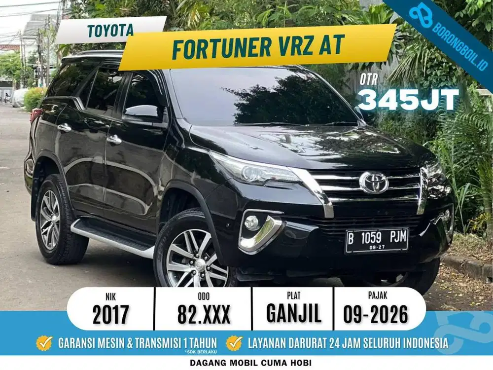 Toyota Fortuner VRZ 2.4 AT 2017 Hitam