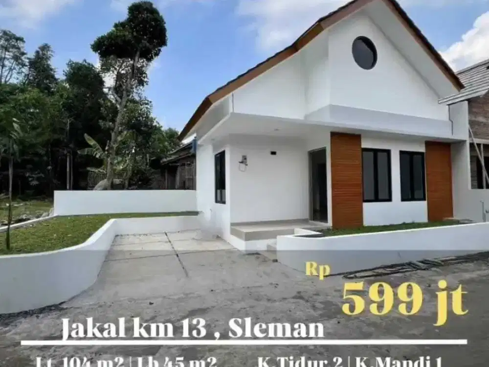 Rumah baru siap huni jalan kaliurang KM 12 sangat nyaman