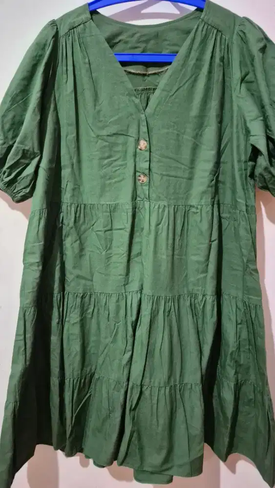 Baju wanita hijau fit to.XL