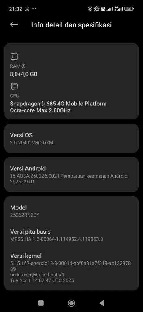 Redmi 15 8/256 silver