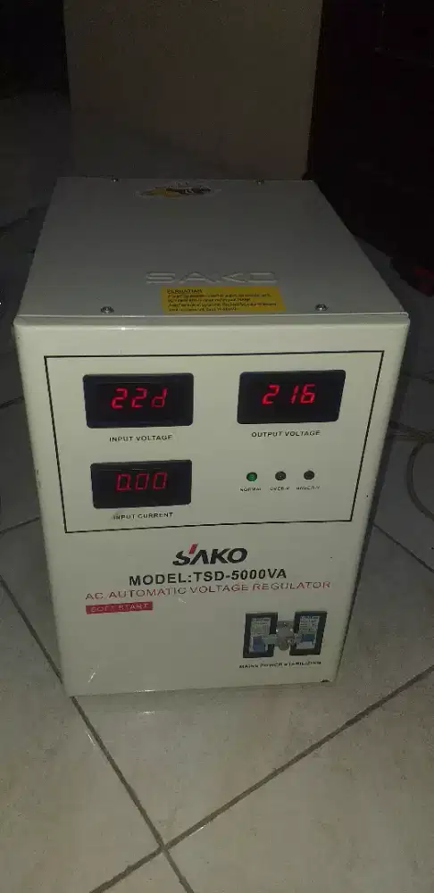 Stablizer 5000watt sako