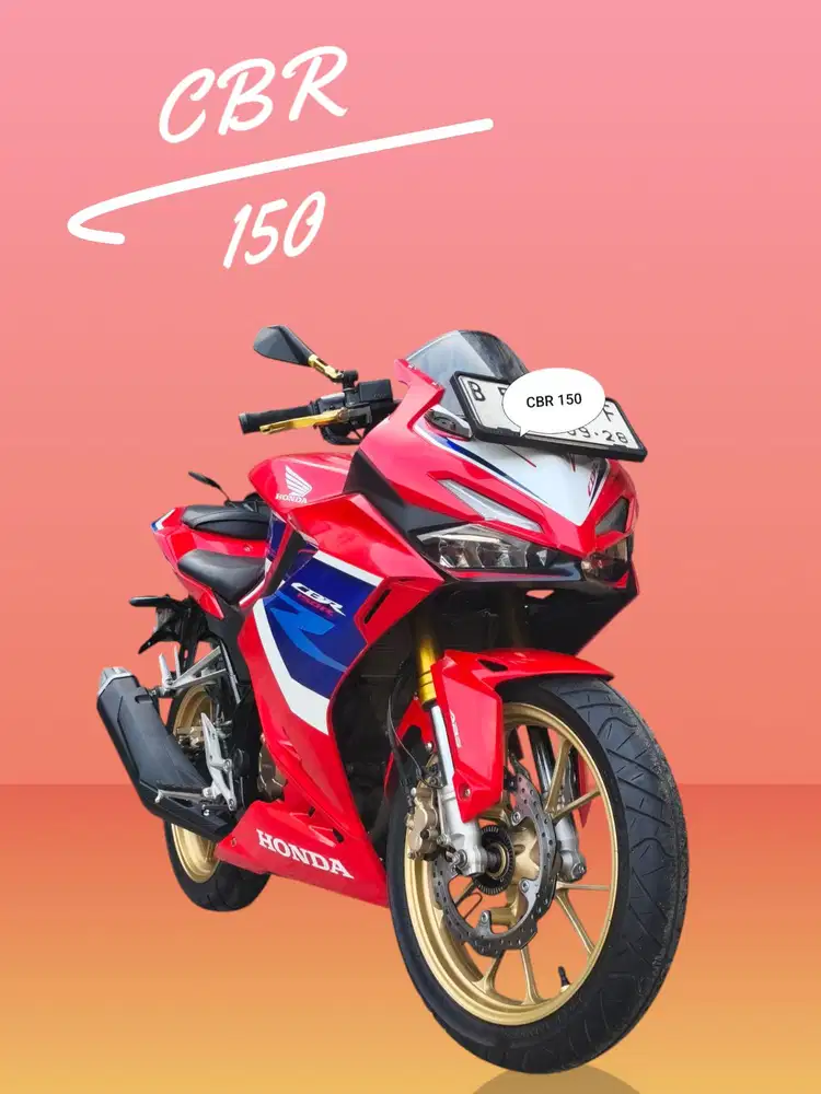 Dp 1jt Low km Honda CBR 150 R ABS r15 (Bi jelek ktp luar bs kredit