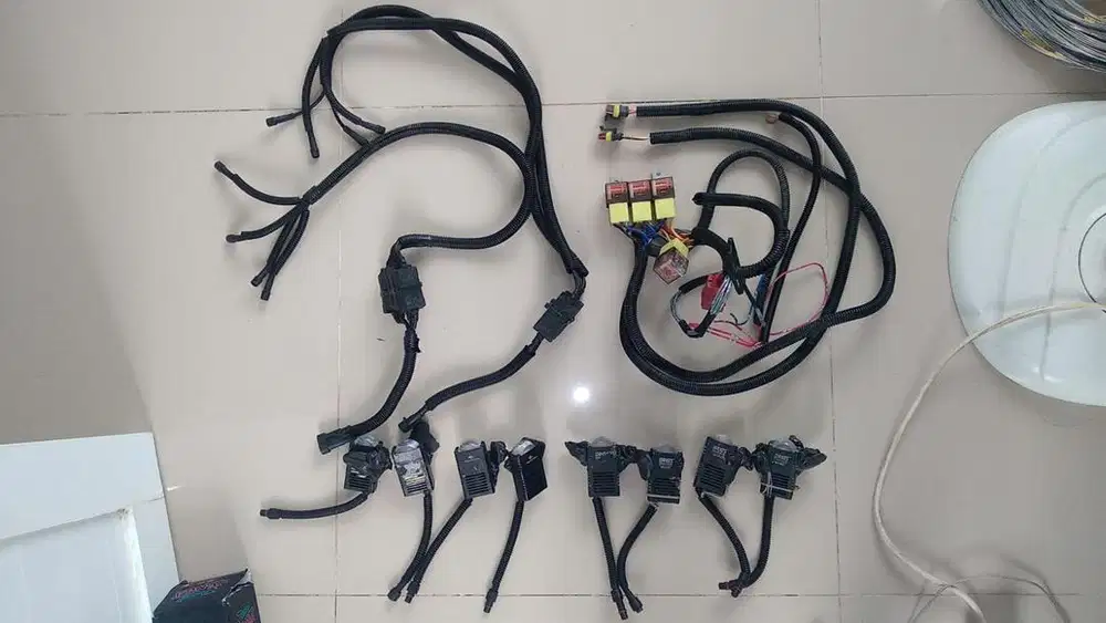 Lampu 4 set merk orios dan osram