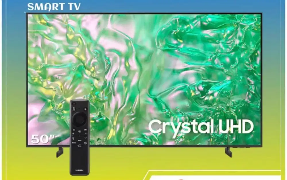 TV samsung 50inch crystal 4K UHD DUE800 smart tv