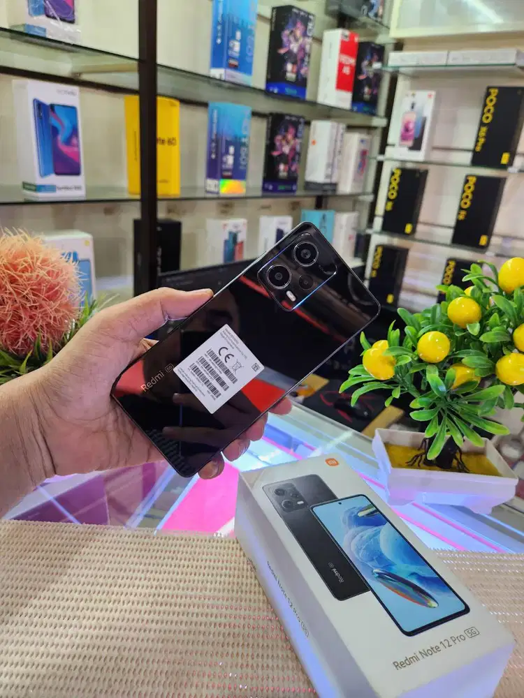 Redmi Note 12 Pro 5G Ram 8+8Gb/256Gb Fullset Mulus Ori 100% Bergaransi