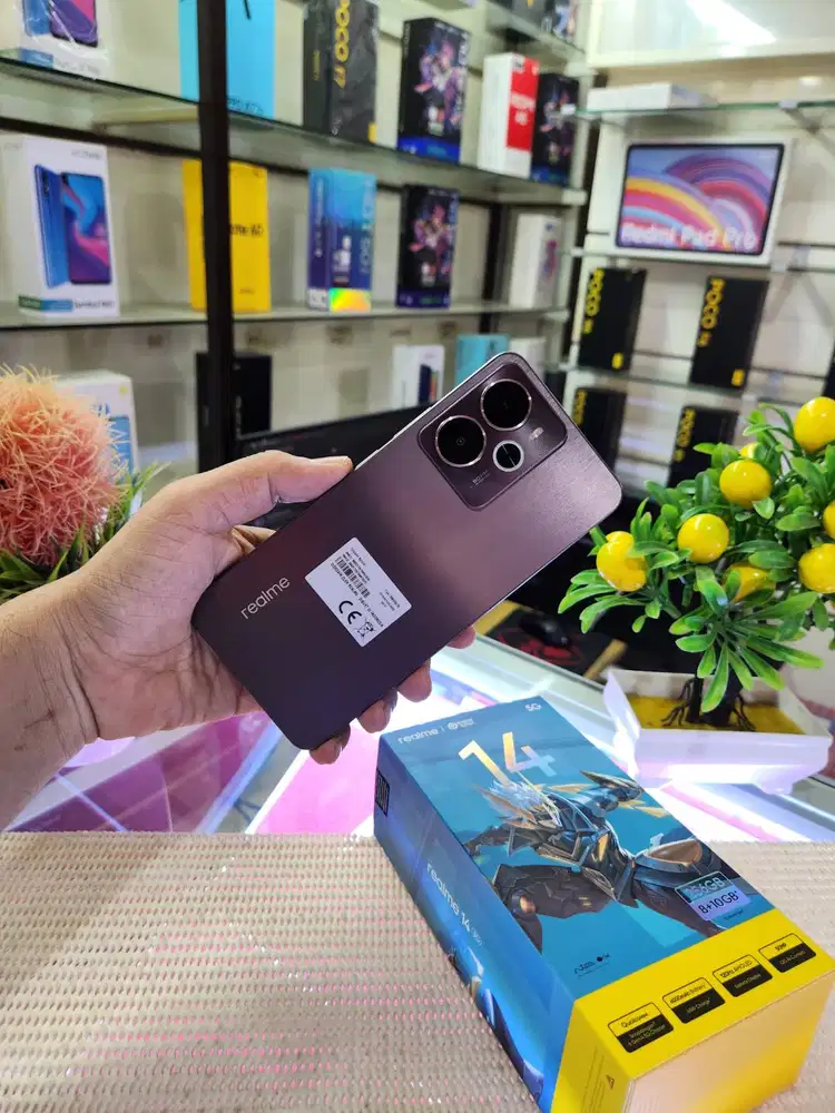 Realme 14 5G Ram 8+10Gb/ 256Gb Fullset Mulus Original 100% Like New