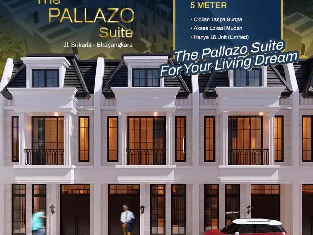 DIJUAL RUMAH TYPE SEMI VILLA THE PALLAZO SUITE LIMITED STOCK KOTA MEDAN LOKASI STRATEGIS, DISC TERBATAS