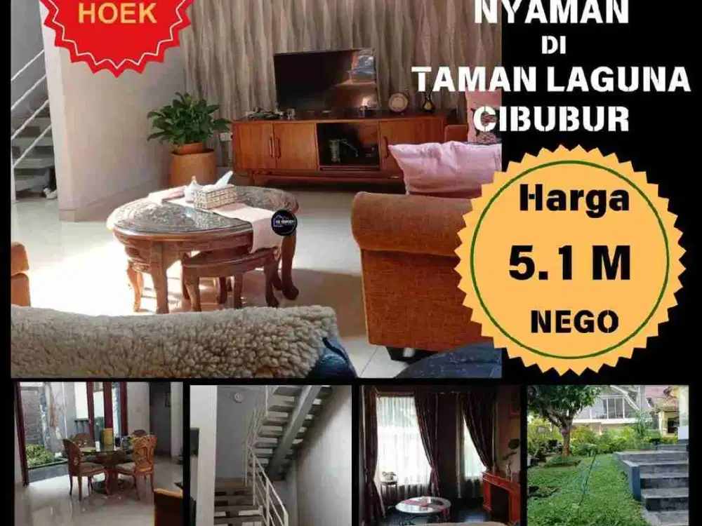 Dijual Hunian Nyaman di Taman Laguna Cibubur