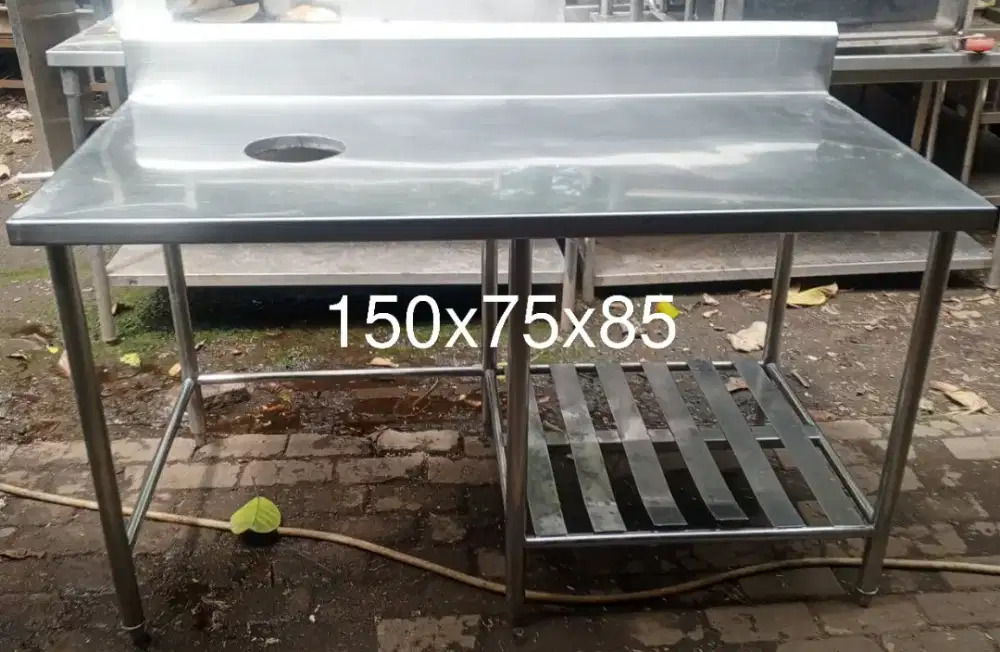 Meja priper(persiapan) backsplash