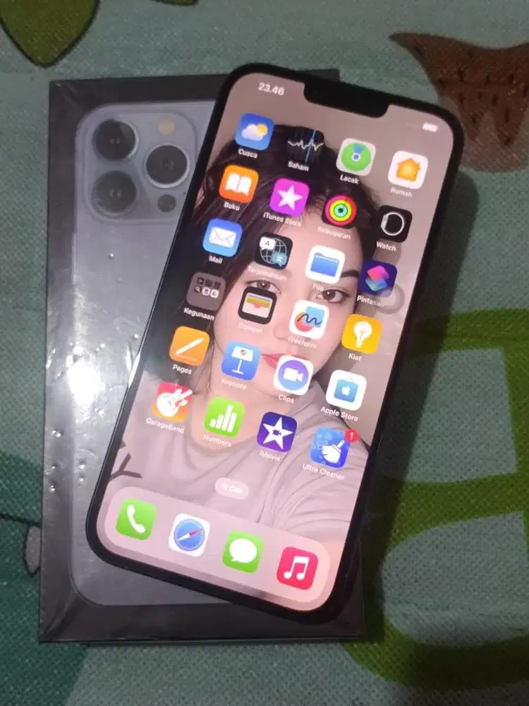 IPHONE 13 PRO MAX 256Gb Lengkap Mulus Nego