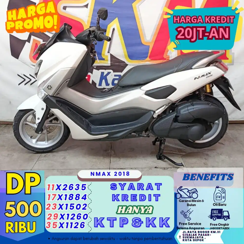 Promo DP 300k Yamaha nmax 2018 cash/credit