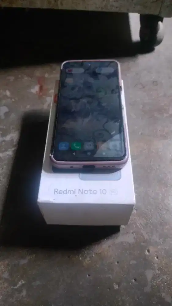 XIAOMI REDMI NOTE 10 5G 8+3/128 HP KOTAK FP SAMPING LAYAR OFF NEPIS