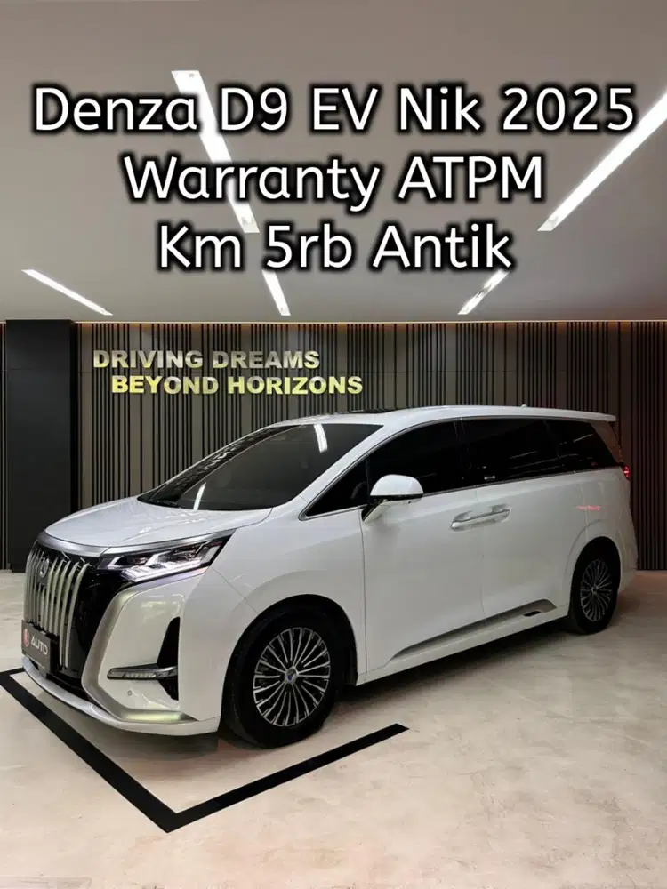 Denza D9 EV AT 2025 Putih Km5rb B1649ENP