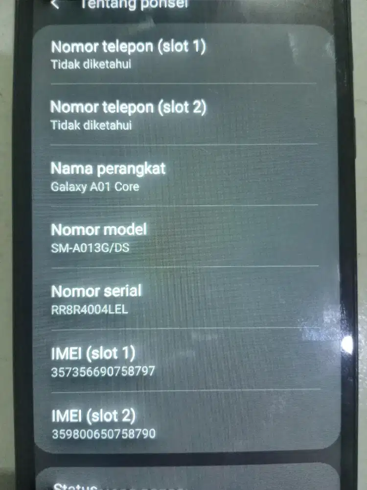 samsung A01 CORE normal