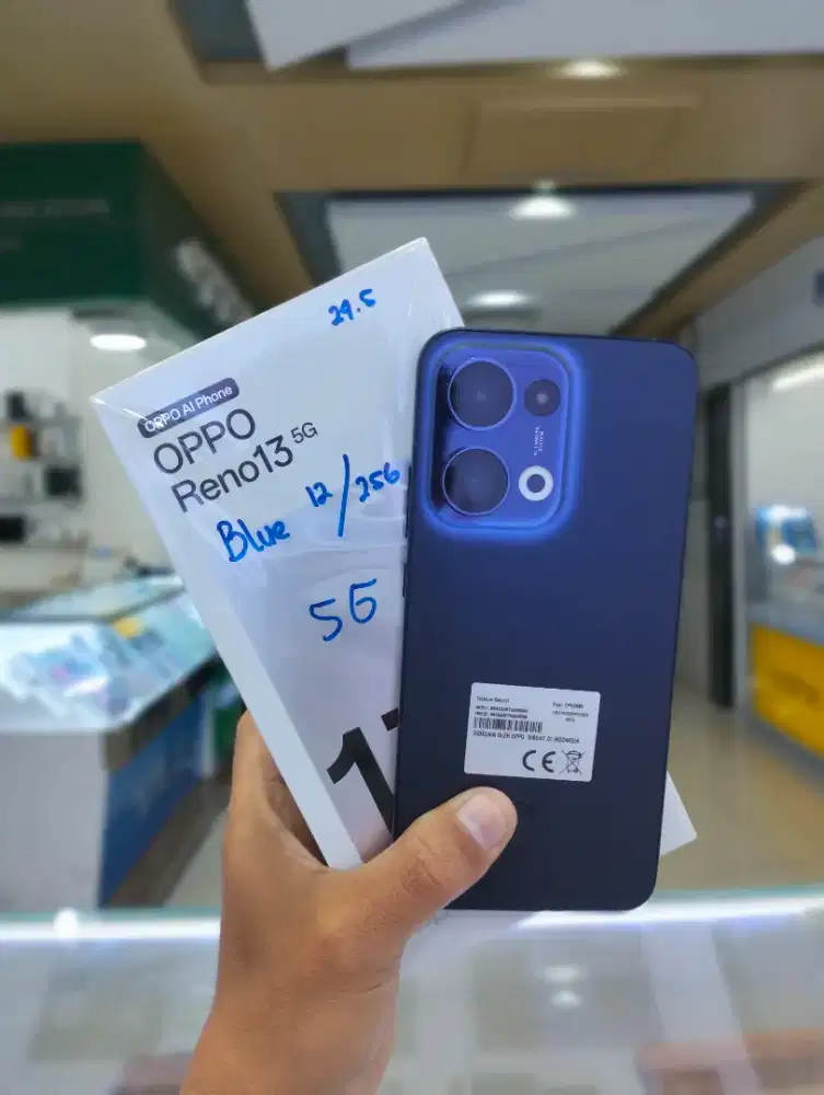 Oppo Reno 13 5g 12/256 Blue Kondisi 99,9% Mulus Super Perfect