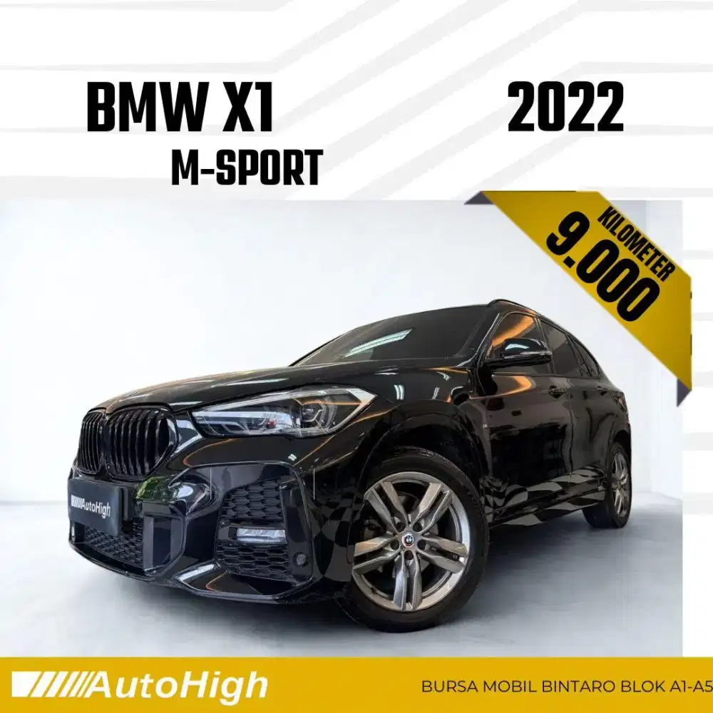DP10% [Km9.000] X1 M-Sport 2022 Black Reg 2023 #AUTOHIGH