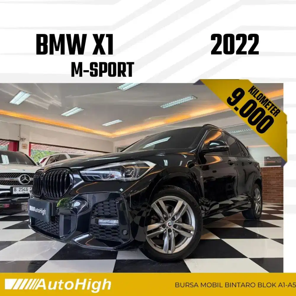 DP10% [Km9.000] X1 M-Sport 2022 Black Reg 2021 #AUTOHIGH