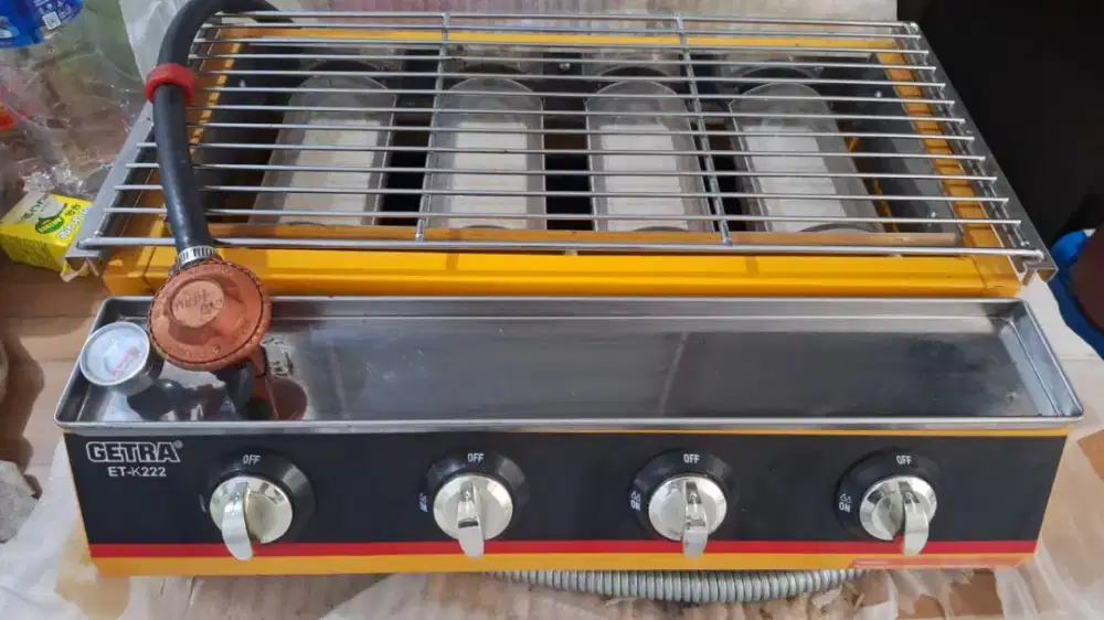 Kompor gas pemanggang 4 tungku type Getra ET-K222