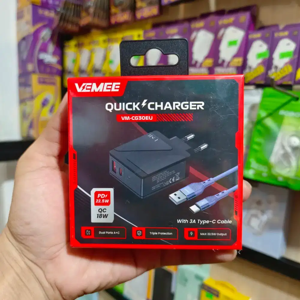 ADAPTER CHARGER + KABEL TYPE C