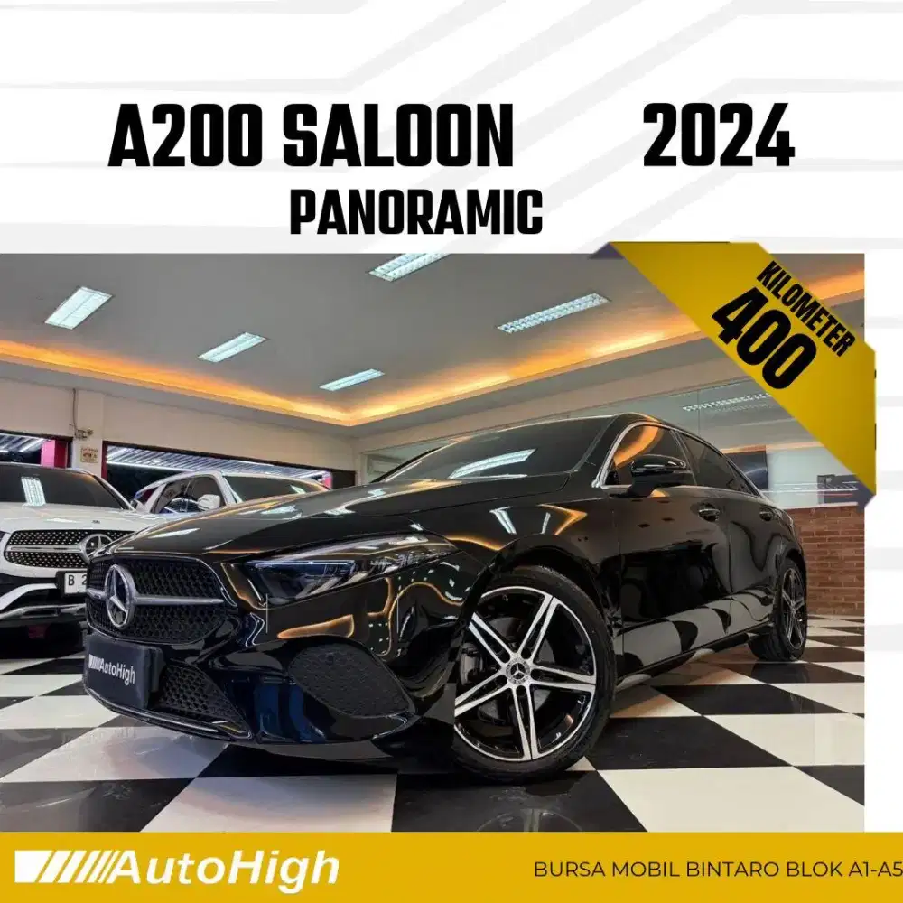 DP10% [Km.400 Perak] A200 Sunroof 2024 Black Reg 2025 #AUTOHIGH