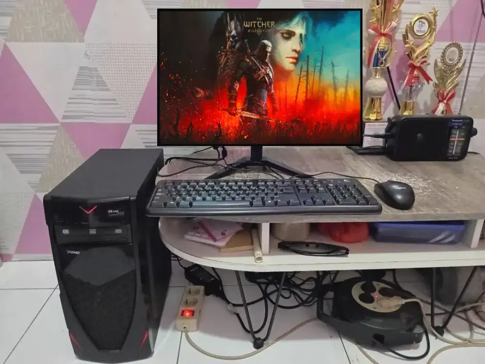 PC GAMING DESIGN + LCD + RAM 8 GB + VGA 1 GB + HD 500 GB + GAMES APP