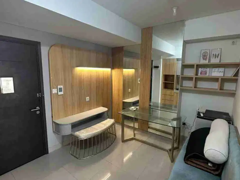 KLASKA RESIDENCE 1BR ‼️ Apartemen Full Furnish Ada Ruang Tamu Raya Jagir dekat Stasiun Wonokromo