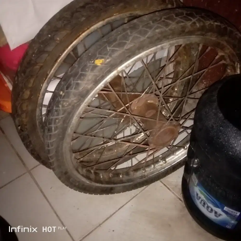 Ban gerobak bekas ukuran 17 layak pakai