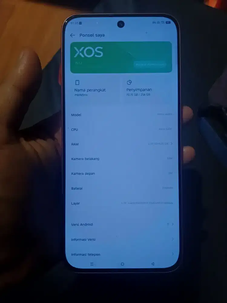 INFINIX HOT 60 PRO RAM 8GB INTERNAL 256GB CORAL TIDES