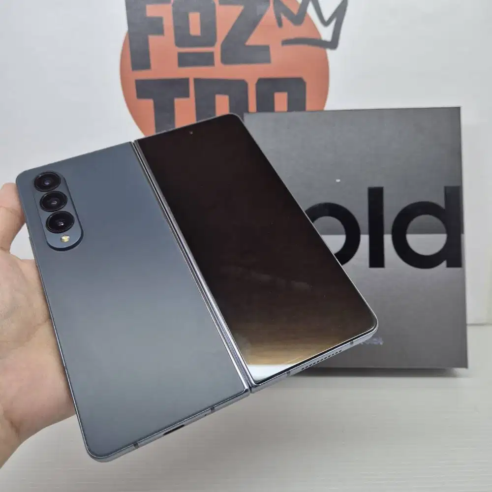 Samsung Z Fold 4 FULLSET Grey Green 12/256 GB No Minus No Kendala