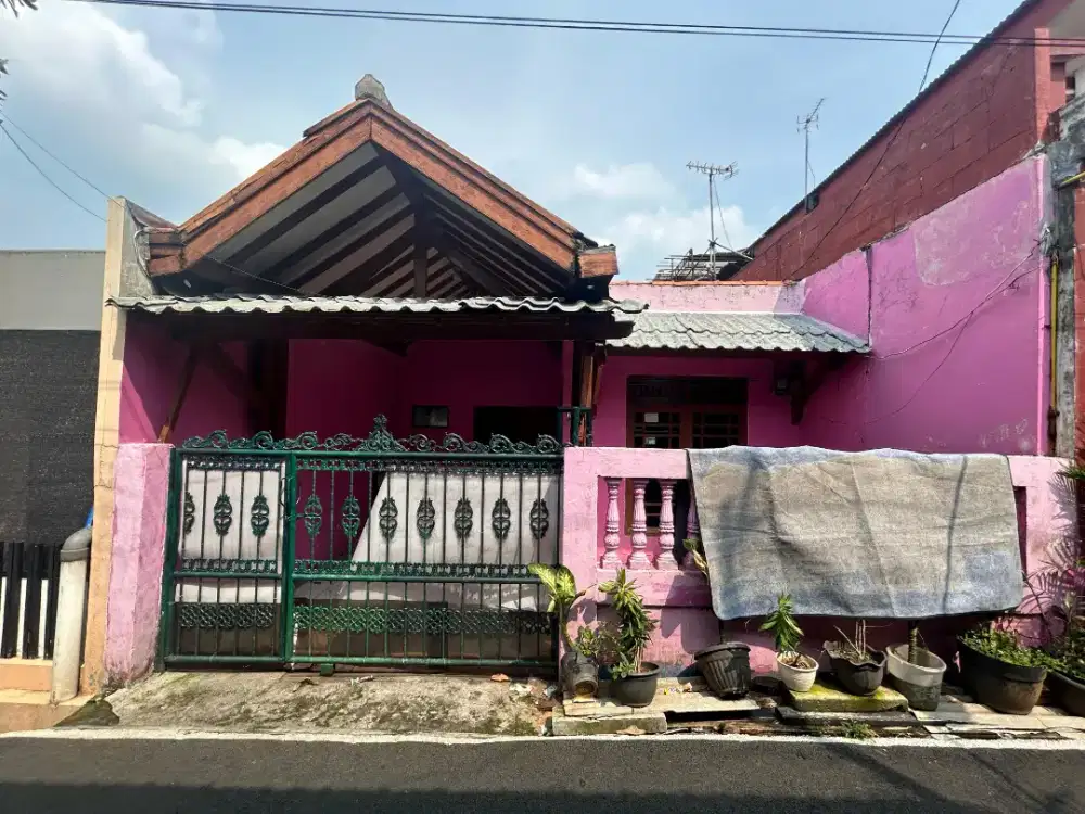 Djual rumah lt90m 470juta nego SHM perumnas strategis depok 2 tengah