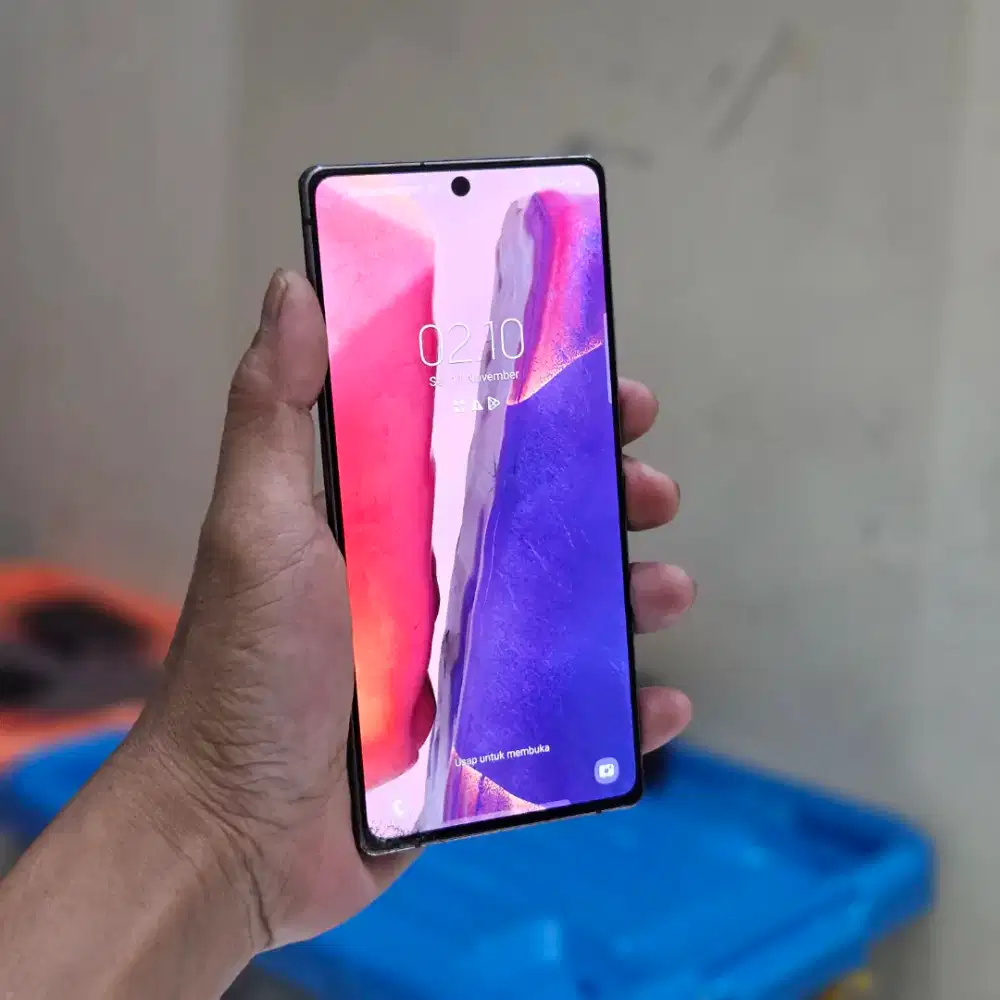 SAMSUNG GALAXY NOTE 20 SEIN 8/256 GB DUAL SIM MINUS RETAK 100% NORMAL