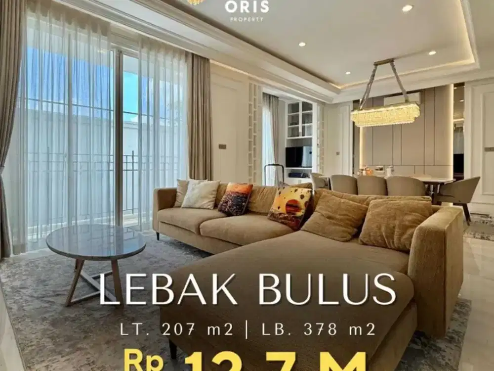 Rumah Semi Furnished Dlm Townhouse di Lebak Bulus Jakarta Selatan