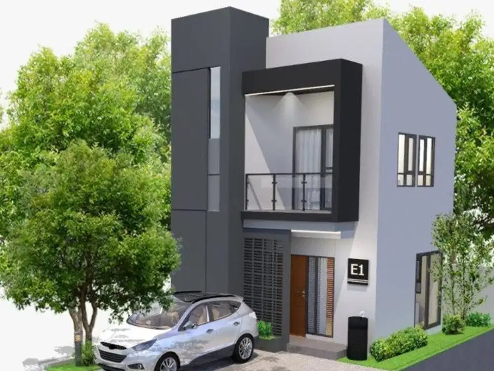 Rumah Syar’i 2Lt. Modern Minimalis 3KT 2KM Type 64/72 KPR Flat  Strategis Full Akses Cileungsi  Bogor Jawa Barat