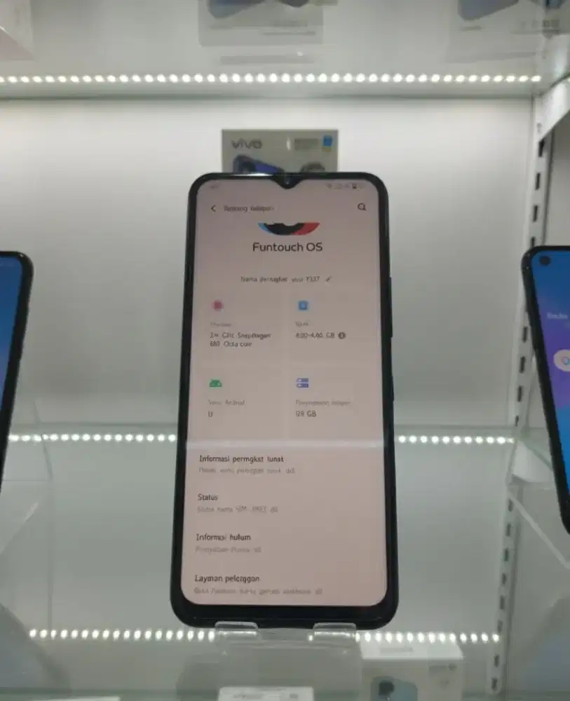 Vivo y33t hitam 8/128gb