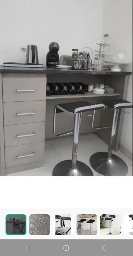 One Kitchen Set Eksklusif Meja Bar Minimalis Bartender INFORMA