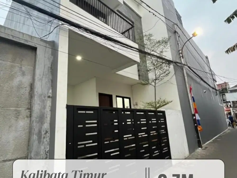 Dijual Rumah Murah Minimalis Brand New di Kalibata Jakarta Selatan