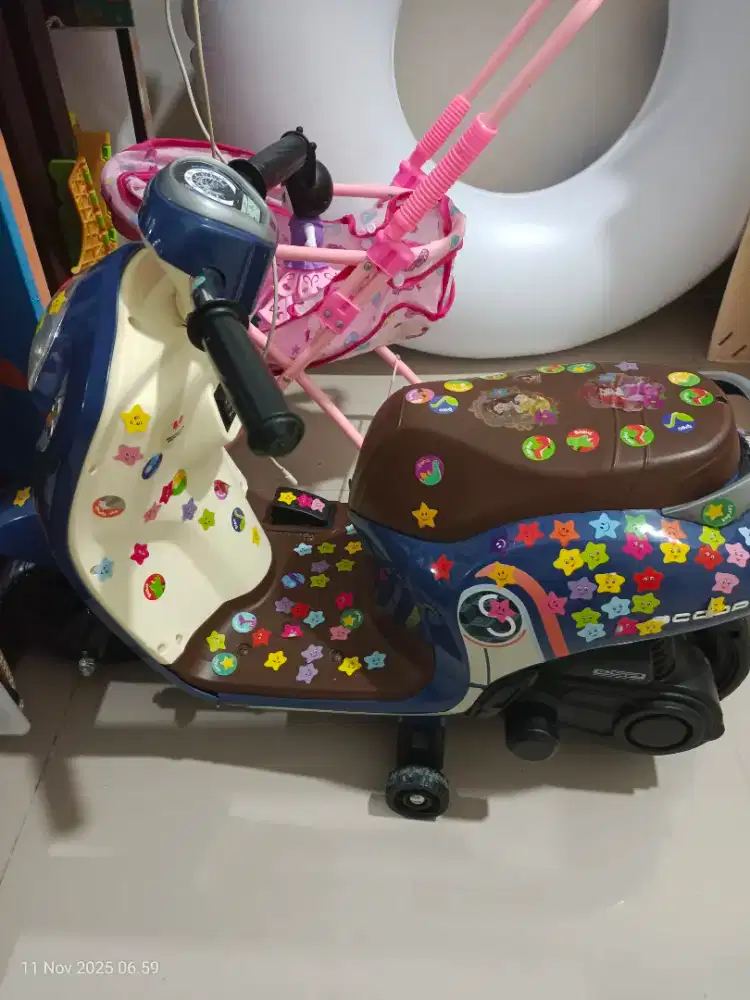 Motor Baterai utk anak 3-4 tahun