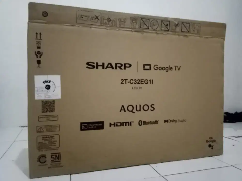 SHARP Google TV 32 komplit no minus
