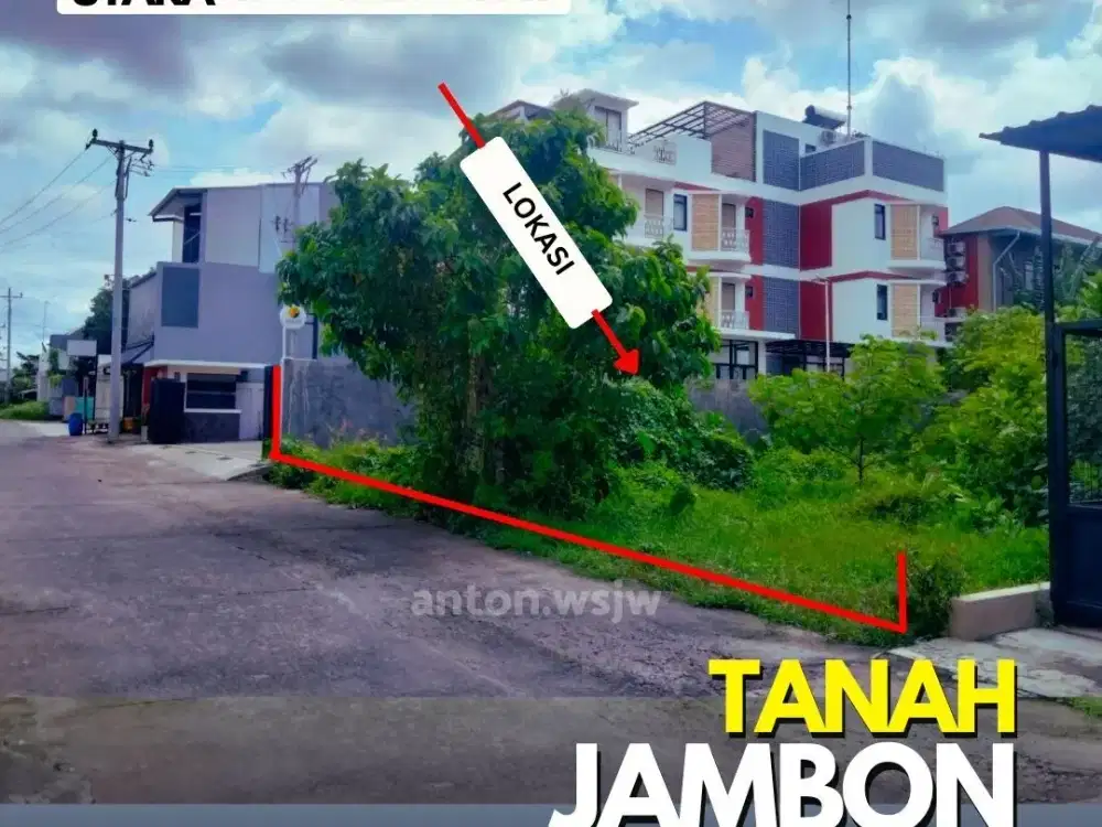 Tanah Strategis Jogja depan SKE City Park Lt 1052 m2 ld 14,5 m SHM