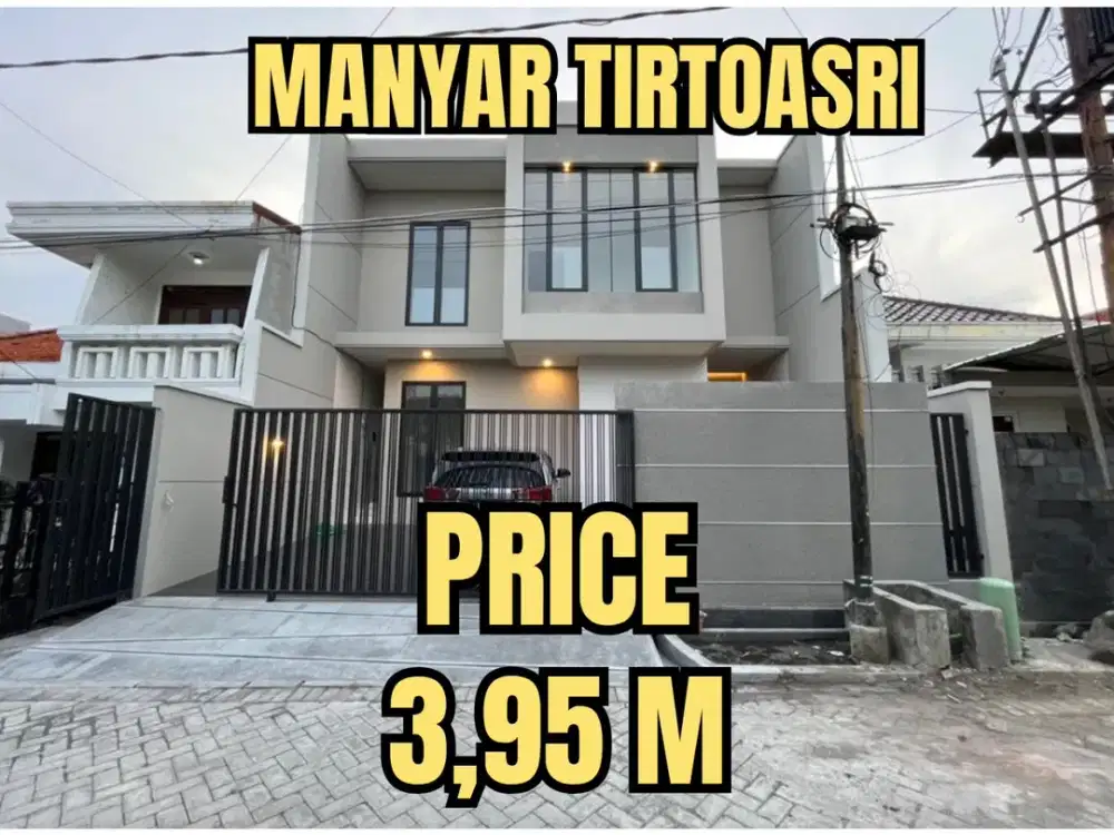 ‼️BARU GRESS MEWAH‼️RUMAH MEWAH MANYAR TIRTOASRI 2 LANTAI